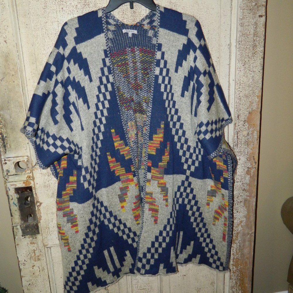 Jodifl Oversized Cardigan Southwest Aztec Boho Sweater Size S (MM-10)